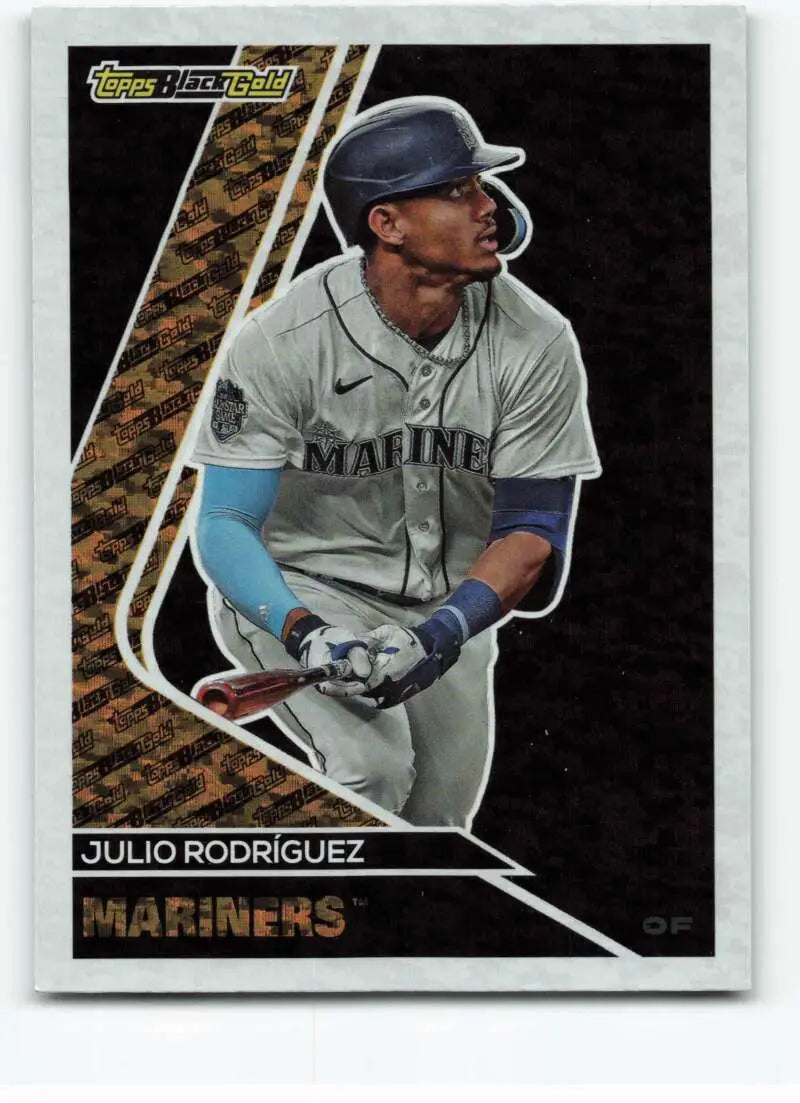 2023 Topps Update Series Black Gold #BG-25 Julio Rodriguez NM Near Mint ID:65604