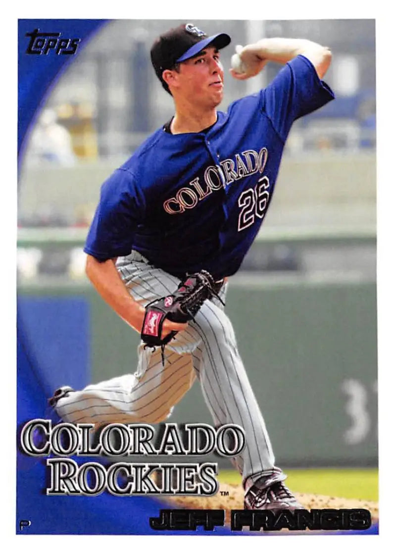 2010 Topps #406 Jeff Francis NM-MT Rockies ID:70897