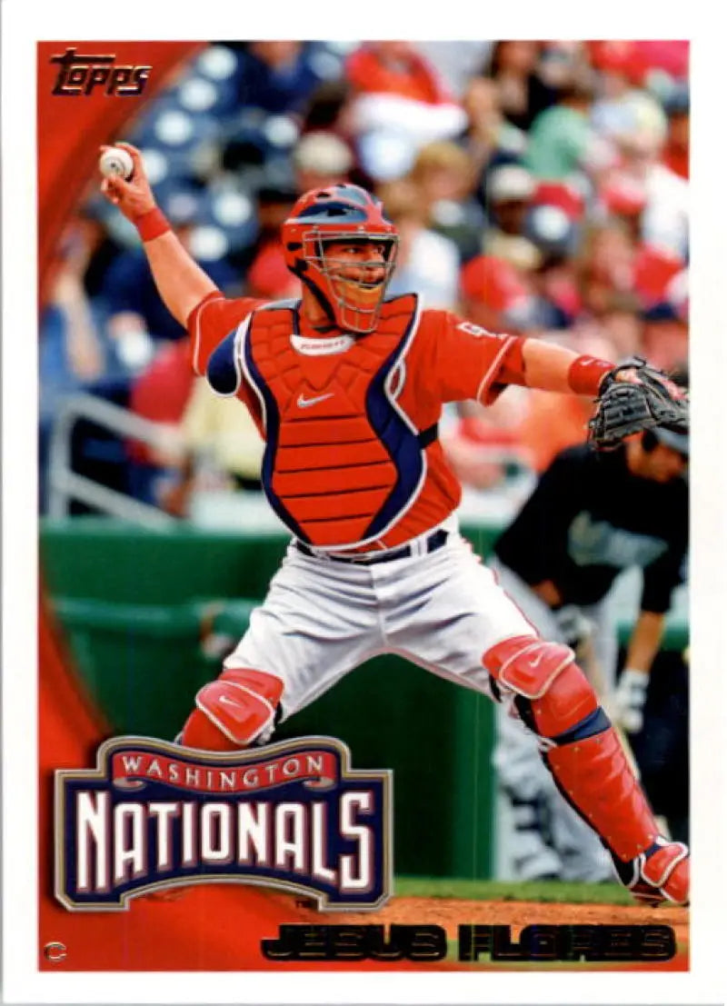 2010 Topps #485 Jesus Flores NM-MT Nationals ID:71060