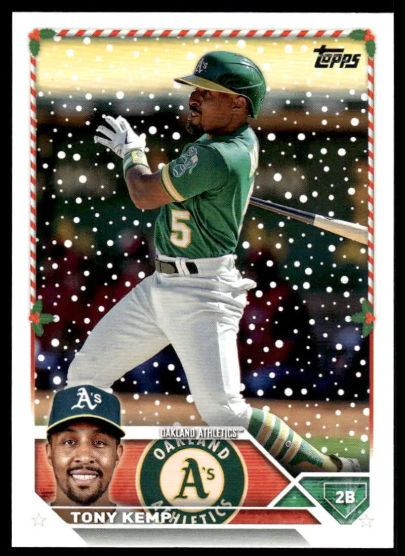 2023 Topps Holiday #H12 Tony Kemp NM Near Mint Athletics ID:65863