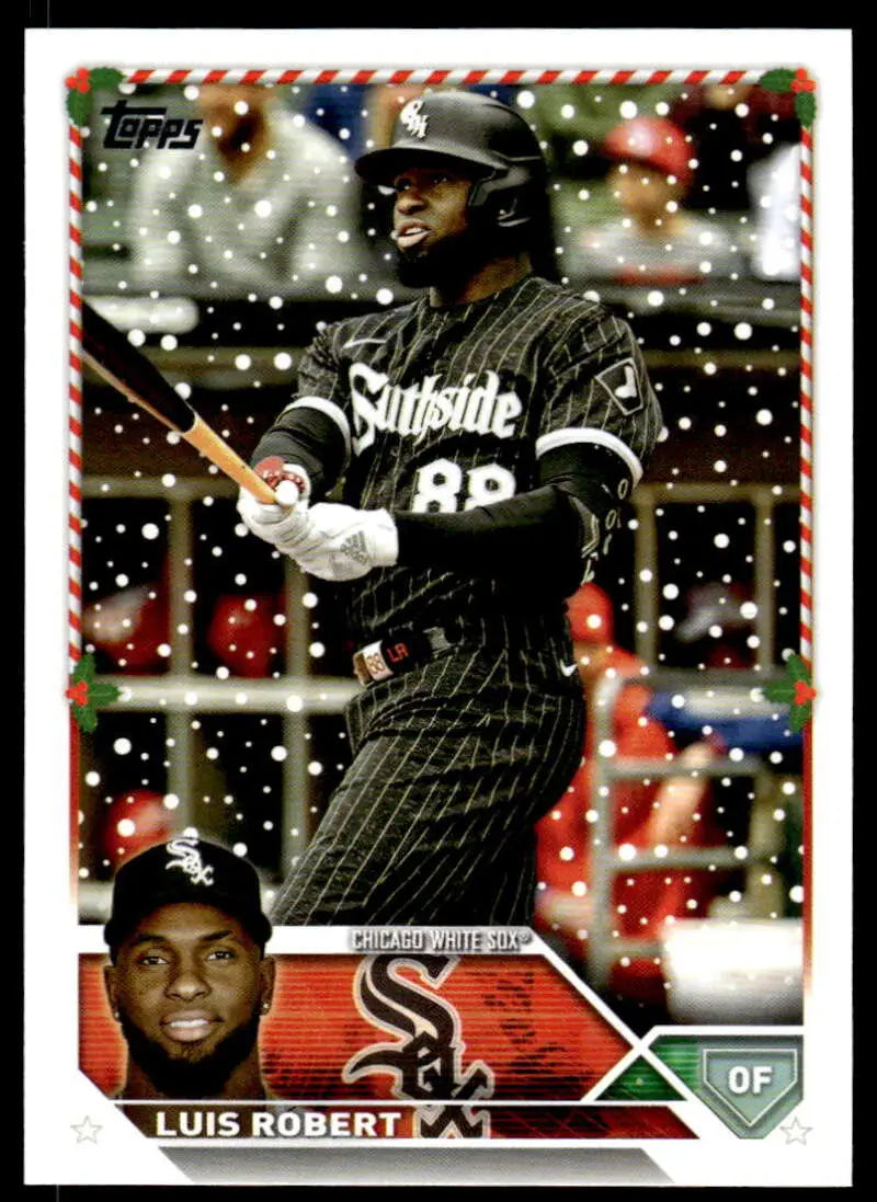 2023 Topps Holiday #H37 Luis Robert NM Near Mint White Sox ID:65905