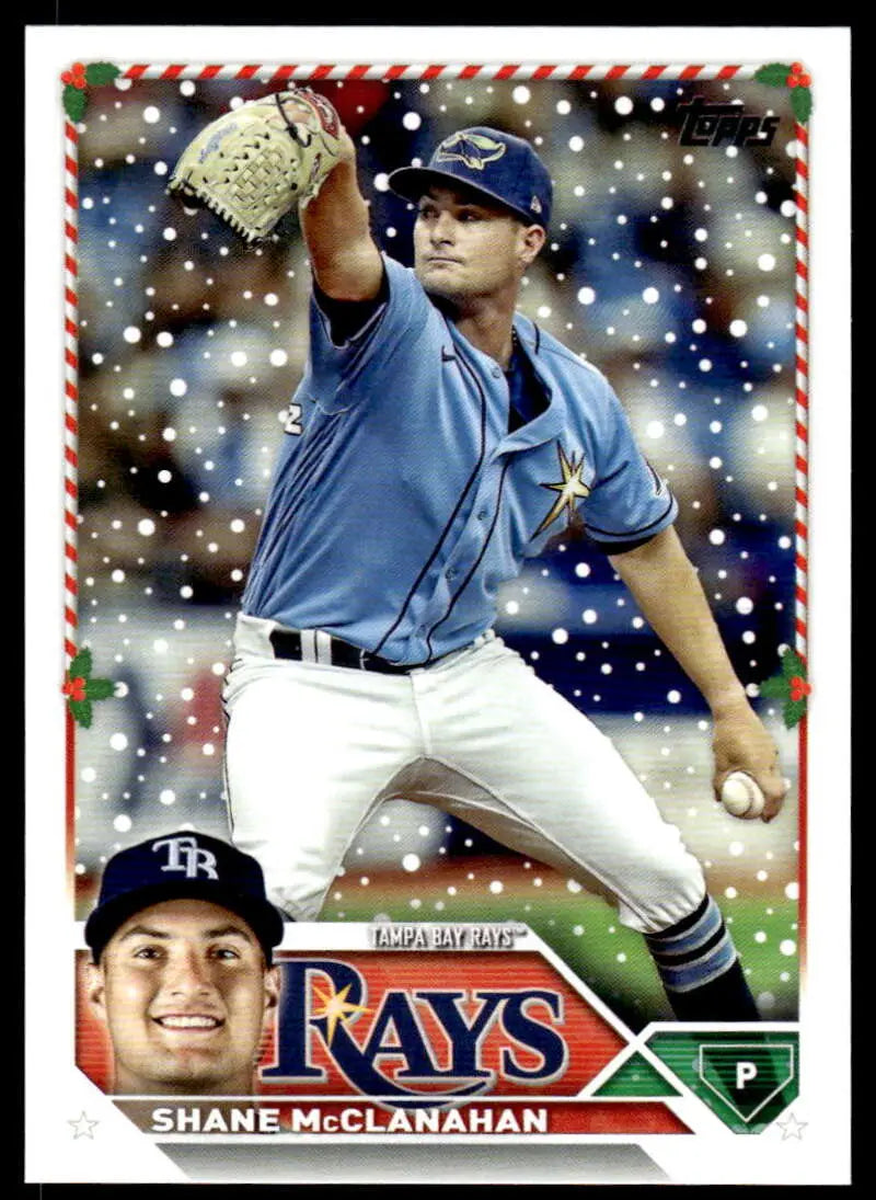 2023 Topps Holiday #H51 Shane McClanahan NM Near Mint Rays ID:65930