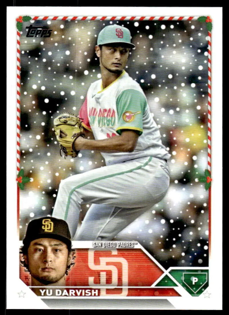 2023 Topps Holiday #H66 Yu Darvish NM Near Mint Padres ID:66065