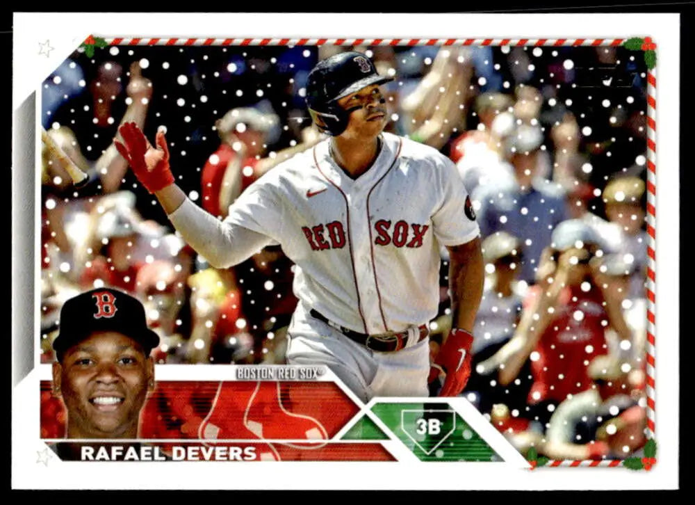 2023 Topps Holiday #H76 Rafael Devers NM Near Mint Red Sox ID:66078