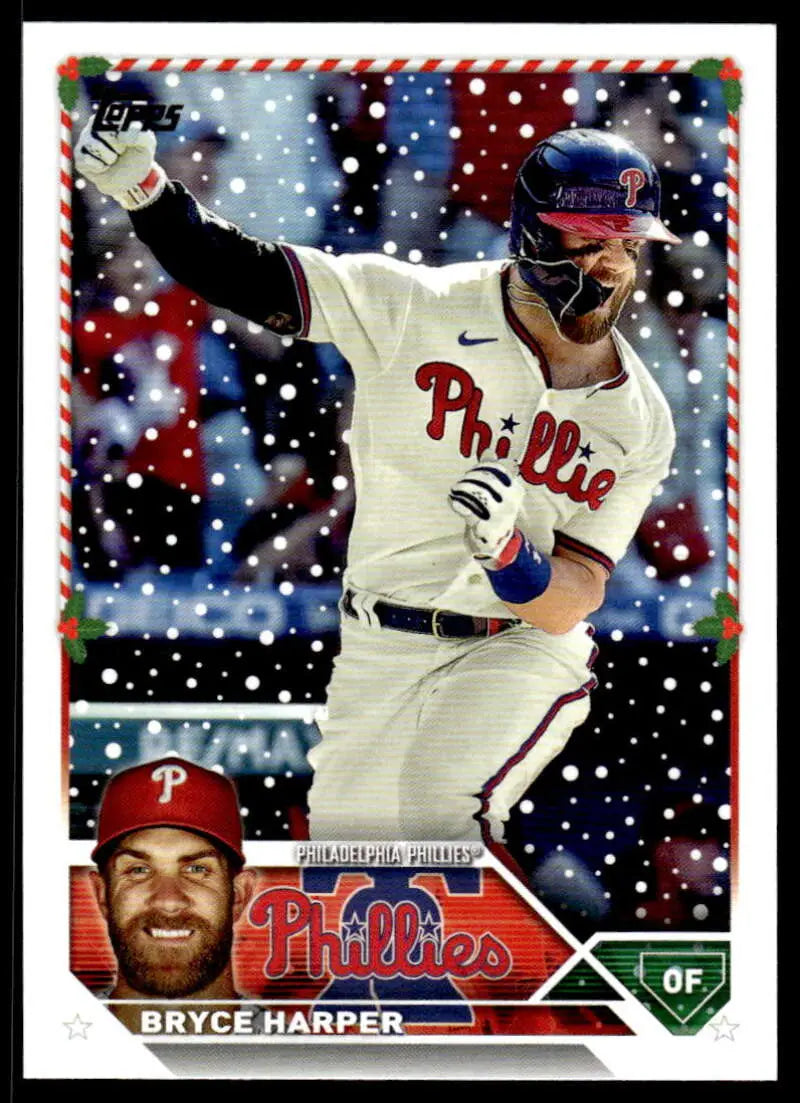 2023 Topps Holiday #H84 Bryce Harper NM Near Mint Phillies ID:66093