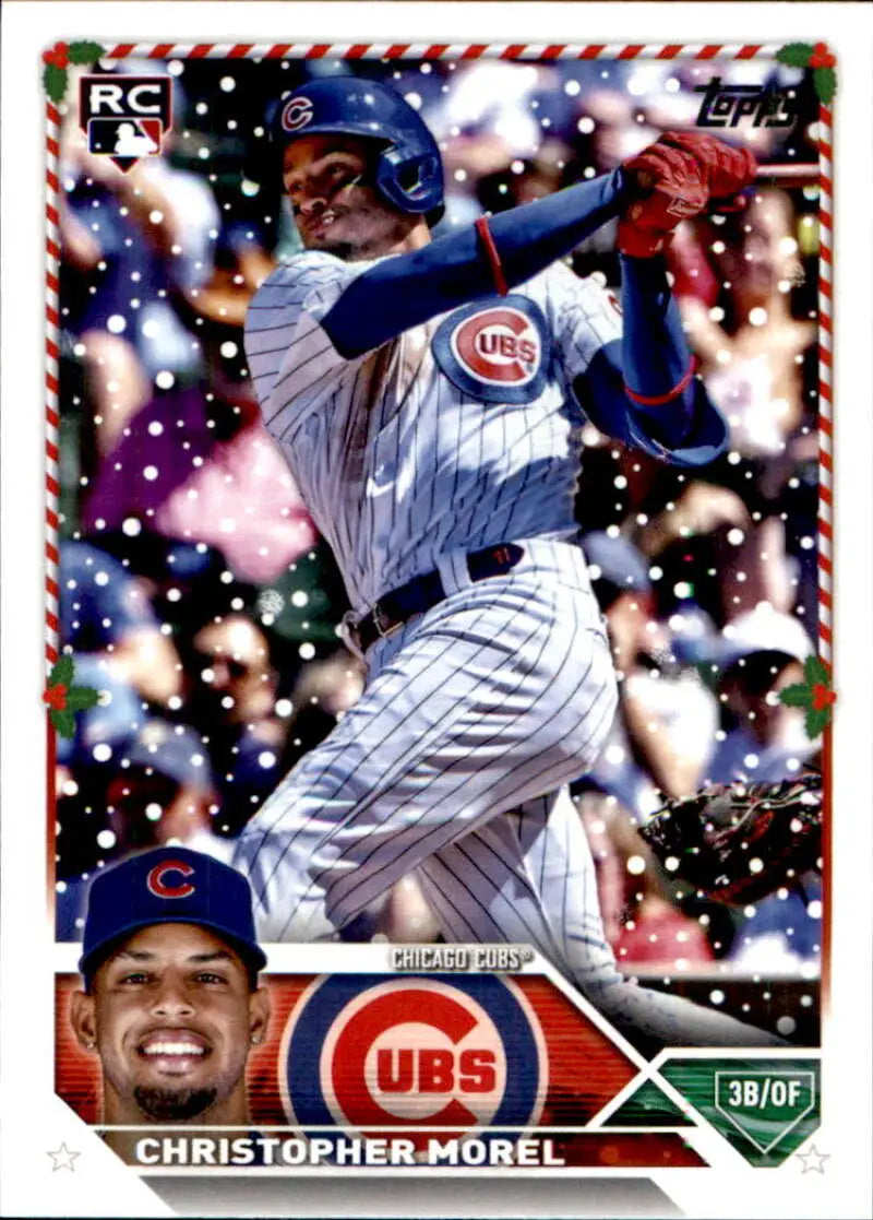 2023 Topps Holiday #H86 Christopher Morel NM Near Mint RC Rookie Cubs ID:66097