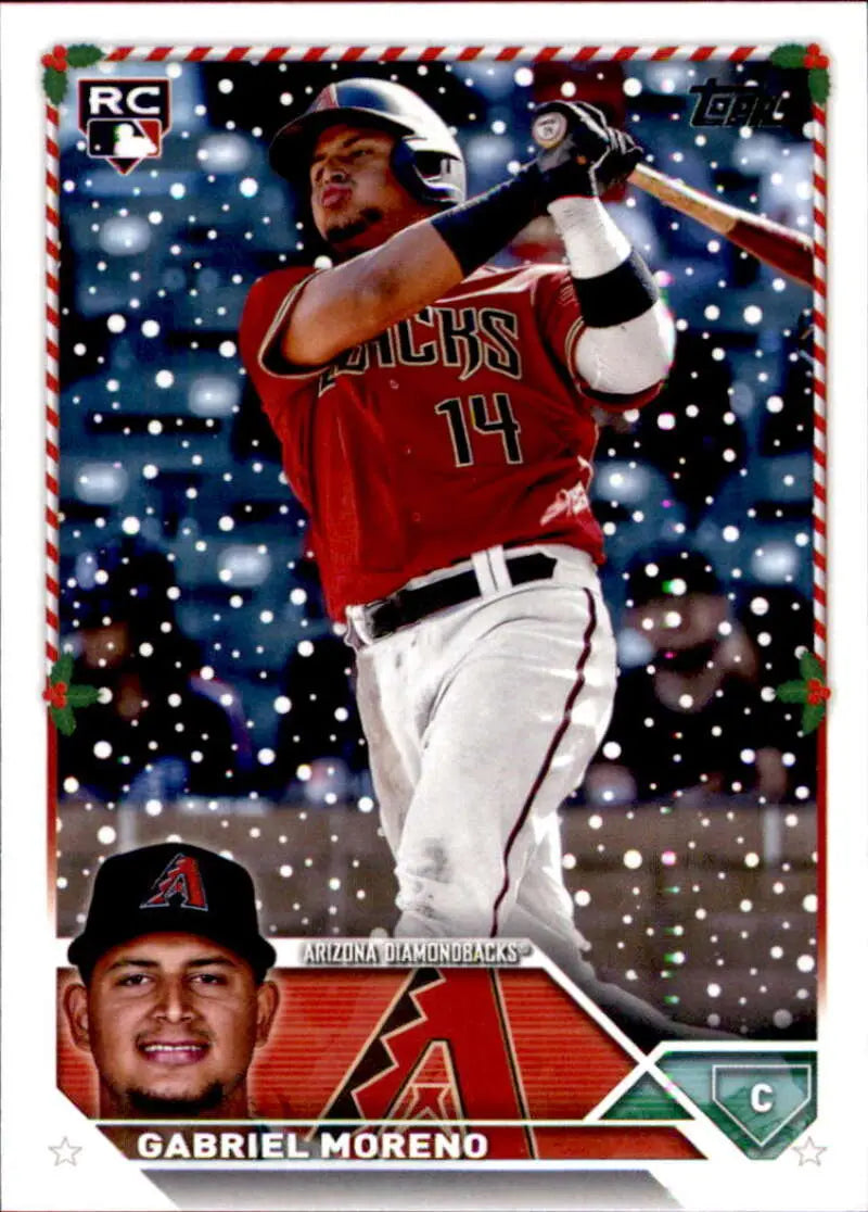 2023 Topps Holiday #H93 Gabriel Moreno NM Near Mint RC Rookie Diamondba ID:66283