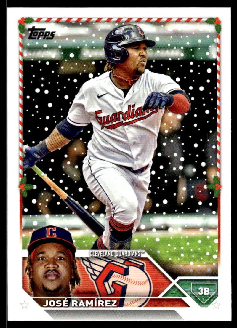 2023 Topps Holiday #H94 Jose Ramirez NM Near Mint Guardians ID:66285