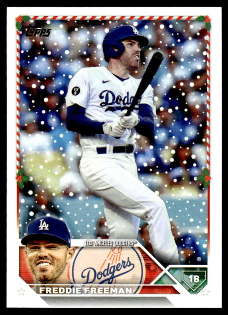 2023 Topps Holiday #H134 Freddie Freeman NM Near Mint Dodgers ID:66357