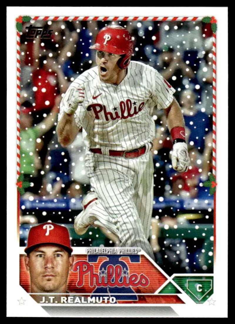 2023 Topps Holiday #H146 J.T. Realmuto NM Near Mint Phillies ID:66377