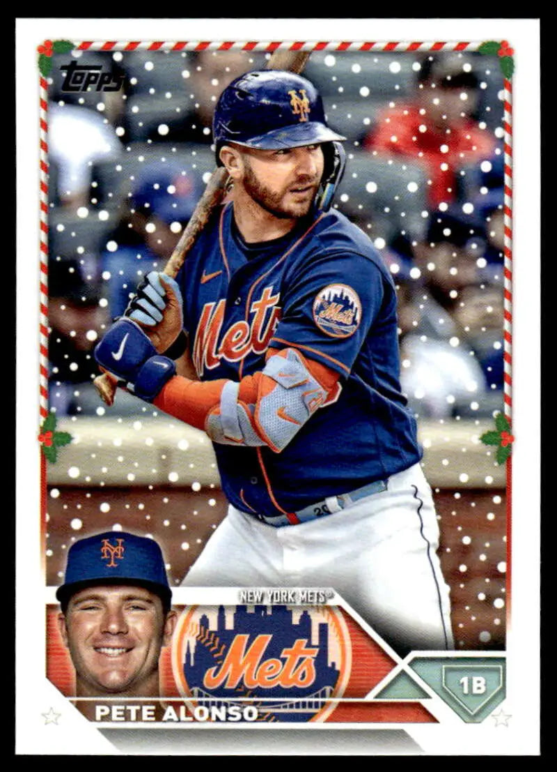 2023 Topps Holiday #H150 Pete Alonso NM Near Mint Mets ID:66389