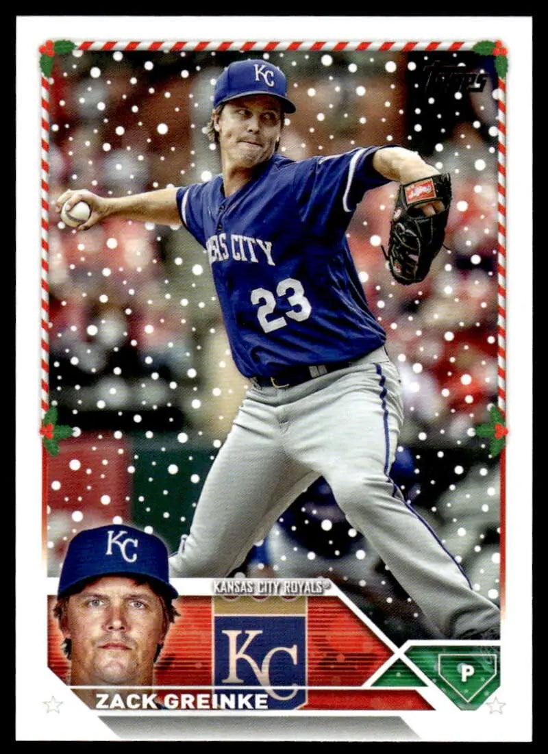 2023 Topps Holiday #H180 Zack Greinke NM Near Mint Royals ID:66577