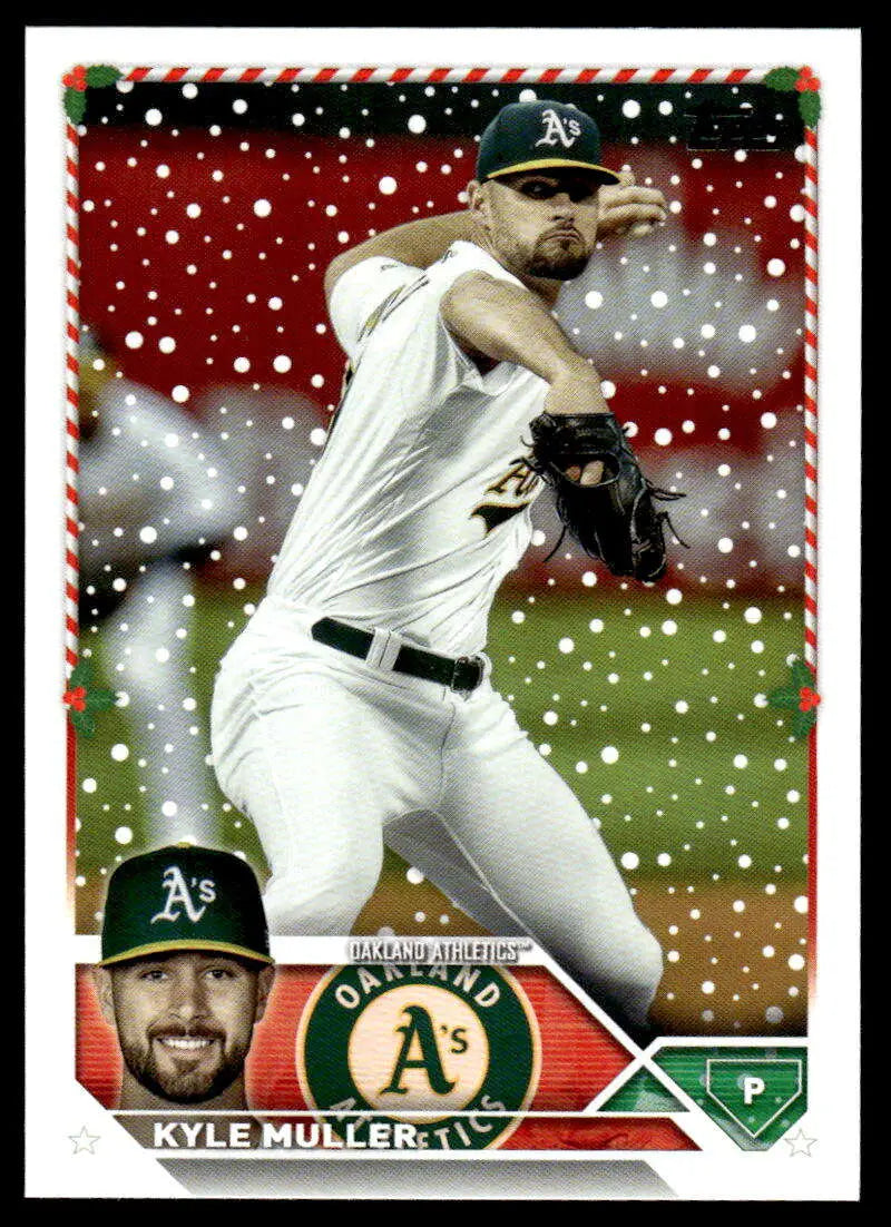 2023 Topps Holiday #H189 Kyle Muller NM Near Mint Athletics ID:66596