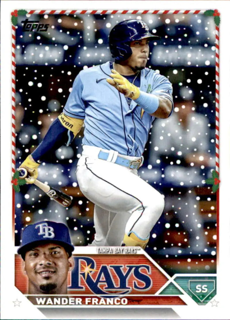 2023 Topps Holiday #H194 Wander Franco NM Near Mint Rays ID:66606