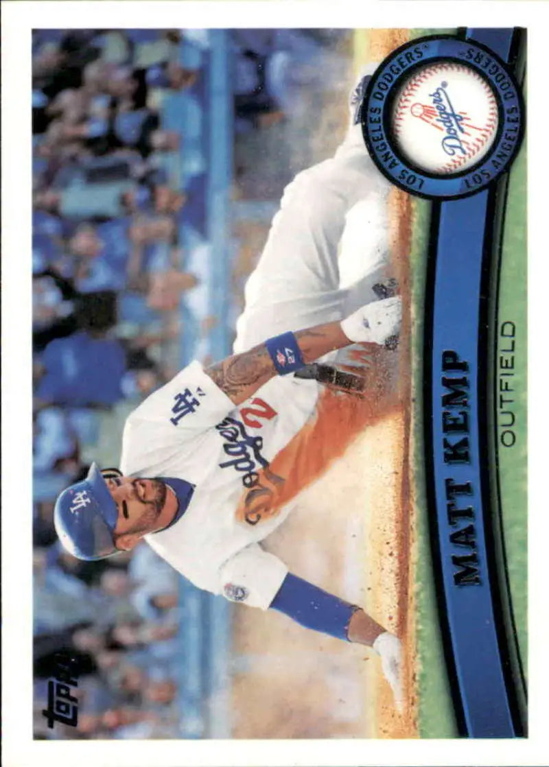 2011 Topps #375a Matt Kemp NM-MT Dodgers ID:81503