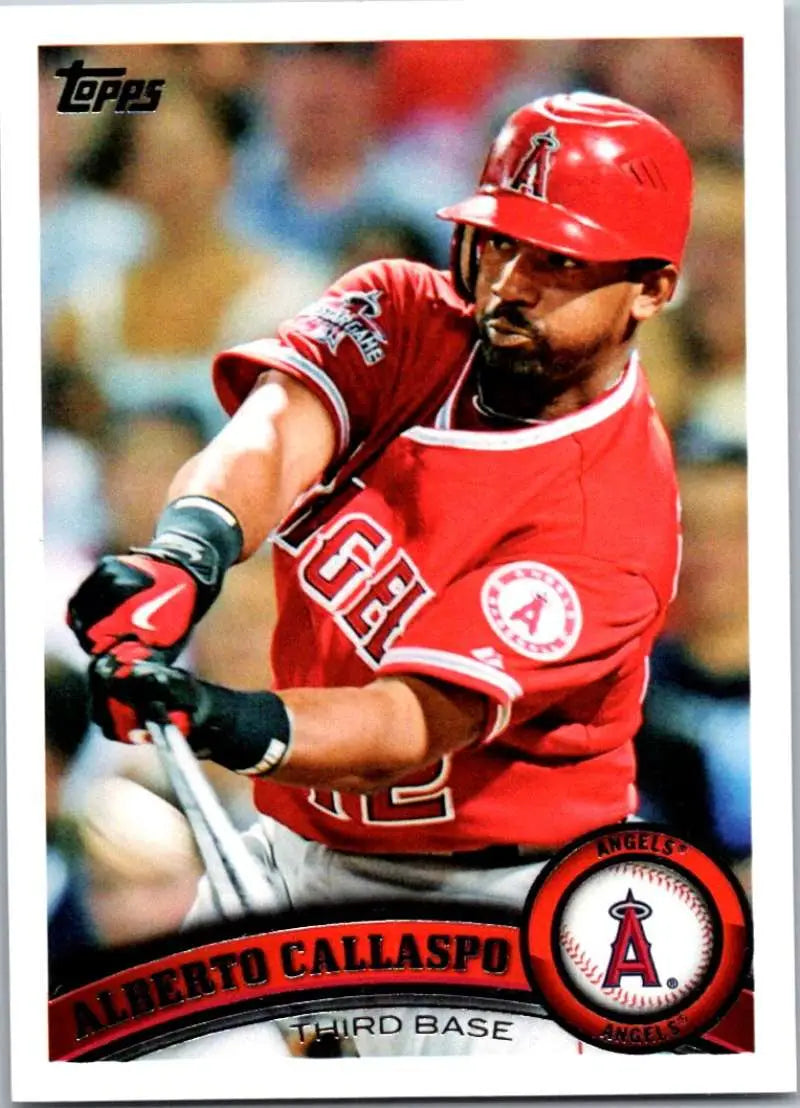 2011 Topps #454 Alberto Callaspo NM-MT Angels ID:71726