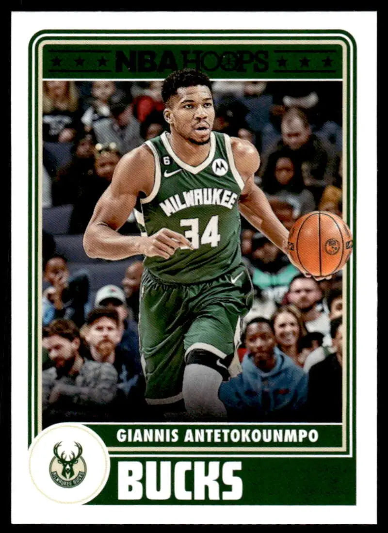 2023-24 Panini Hoops #285 Giannis Antetokounmpo NM-MT Bucks ID:68368