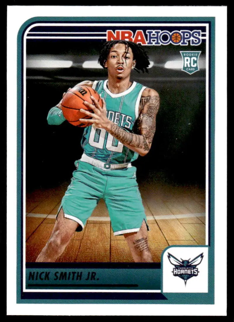 2023-24 Panini Hoops #235 Nick Smith Jr. NM Near Mint RC Rookie Hornets ID:65569