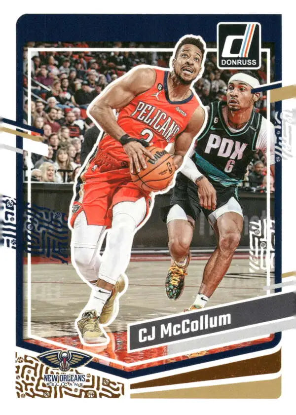 2023-24 Donruss #95 CJ McCollum NM-MT Pelicans ID:70264