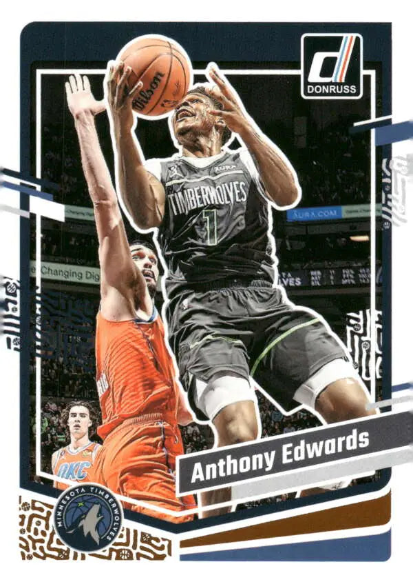 2023-24 Donruss #137 Anthony Edwards NM-MT Timberwolves ID:70634