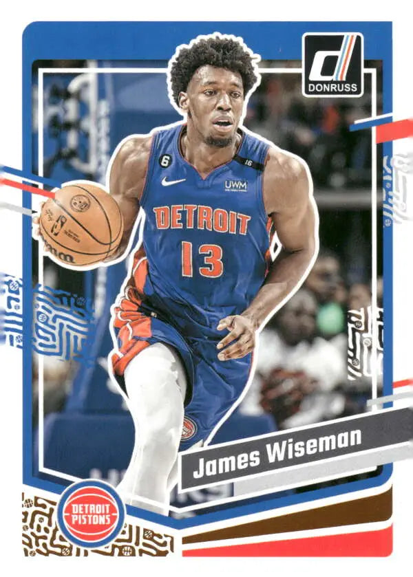 2023-24 Donruss #146 James Wiseman NM-MT Pistons ID:70273