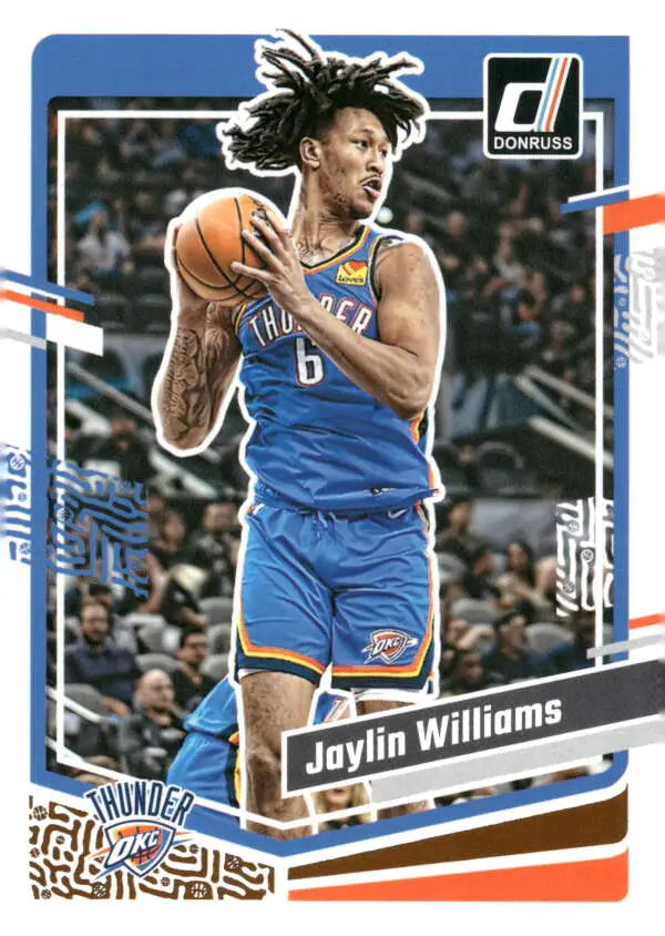 2023-24 Donruss #178 Jaylin Williams NM-MT Thunder ID:70652