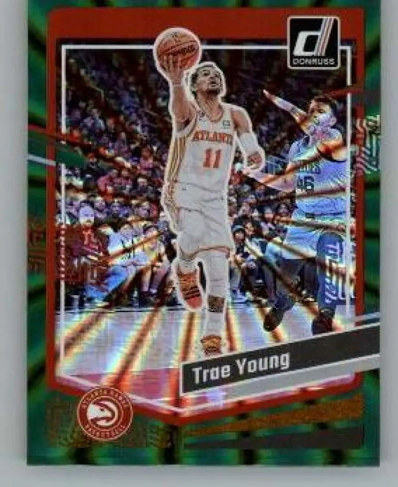 2023-24 Donruss Holo Green Laser #15 Trae Young NM-MT Hawks ID:70545