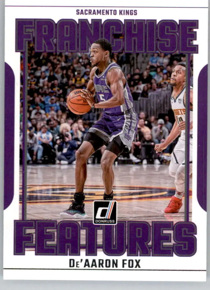 2023-24 Donruss Franchise Features #24 De’Aaron Fox NM-MT Sac Kings ID:70541