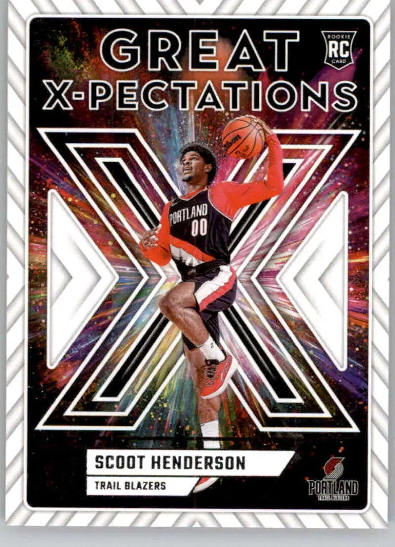 2023-24 Donruss Great X-Pectations #8 Scoot Henderson NM-MT Blazers ID:70231