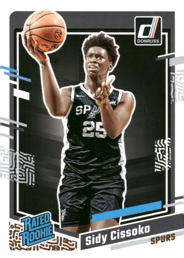 2023-24 Donruss #223 Sidy Cissoko NM-MT RC Rookie Spurs Rated Rookie ID:70287