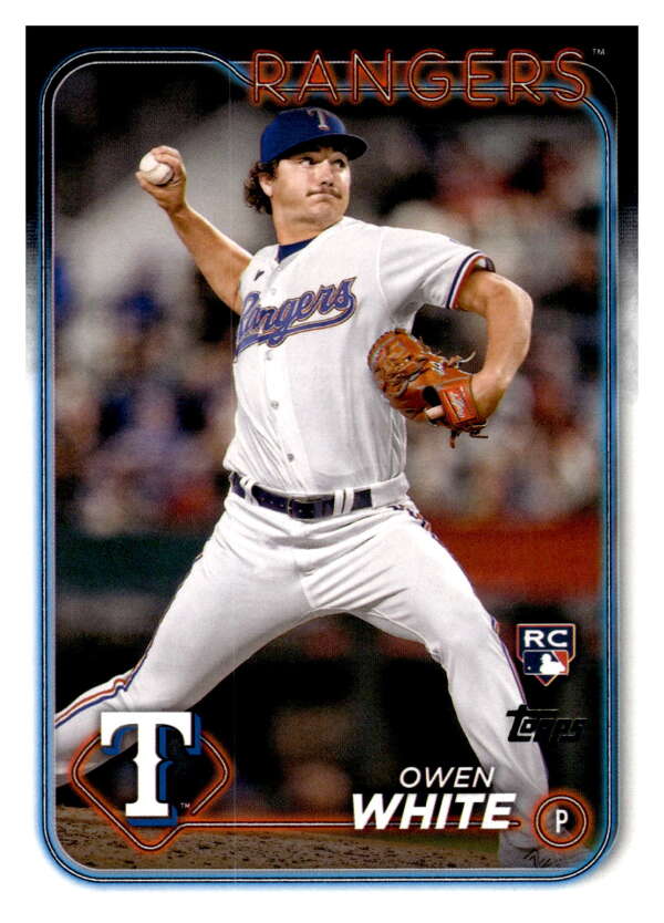 2024 Topps #5 Owen White NM-MT RC Rookie Rangers ID:68225