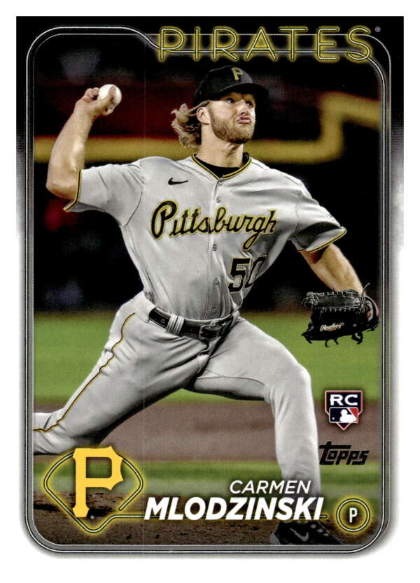 2024 Topps #31 Carmen Mlodzinski NM-MT RC Rookie Pirates ID:71108