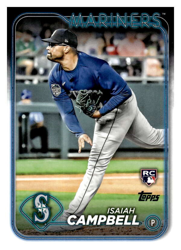 2024 Topps #58 Isaiah Campbell NM-MT RC Rookie Mariners ID:71116