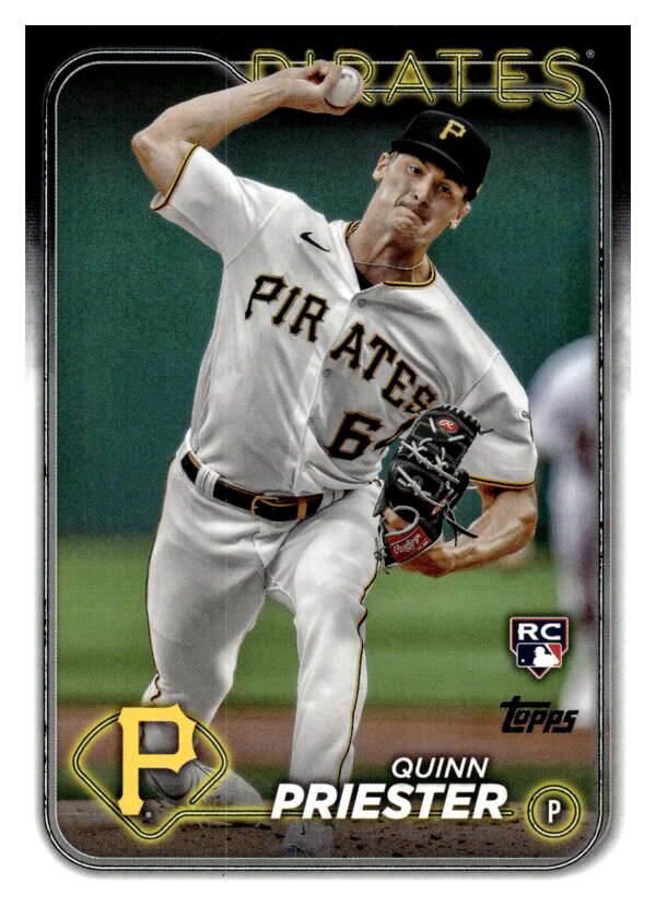 2024 Topps #93 Quinn Priester NM-MT RC Rookie Pirates ID:73924