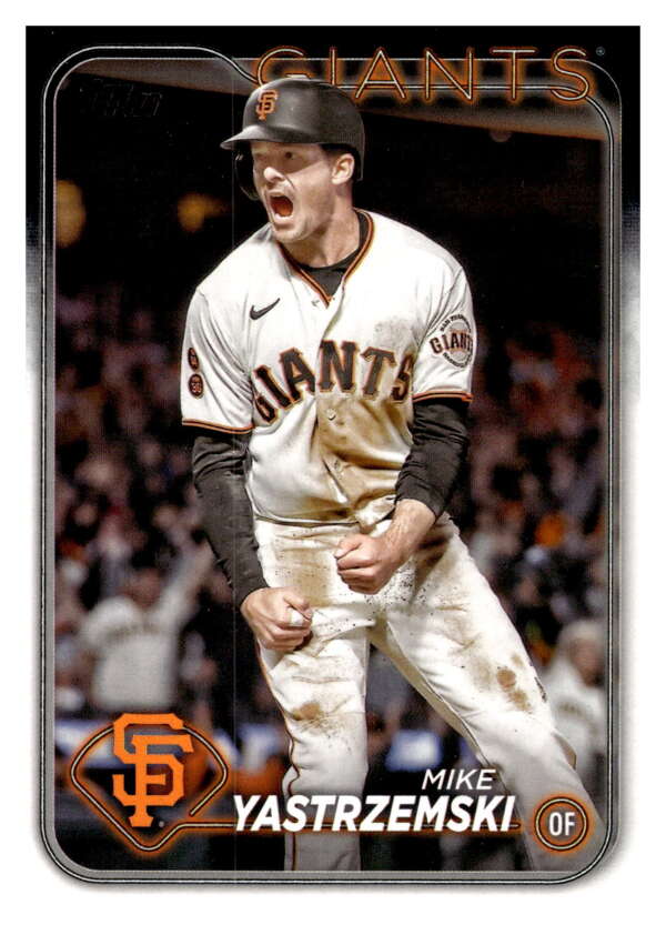 2024 Topps #124 Mike Yastrzemski NM-MT Giants ID:68764