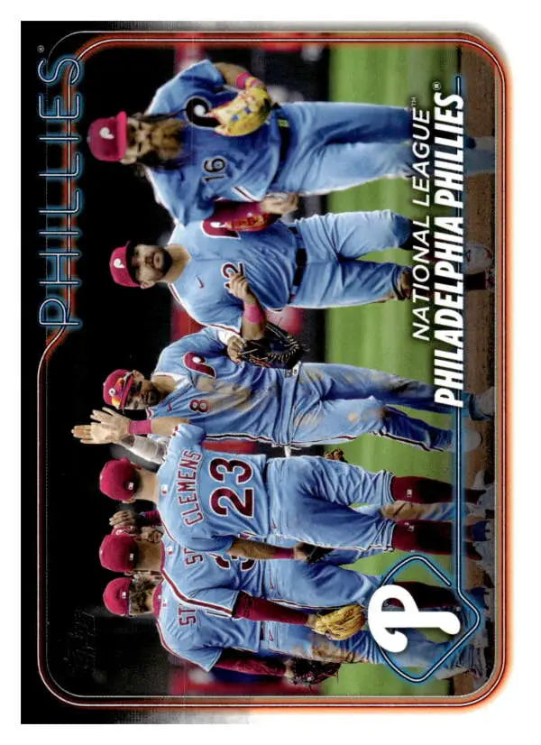 2024 Topps #126 Philadelphia Phillies NM-MT Phillies Team Card ID:71146