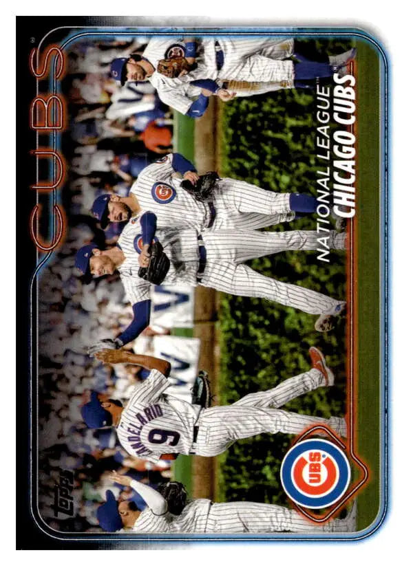 2024 Topps #165 Chicago Cubs NM-MT Cubs Team Card ID:68646