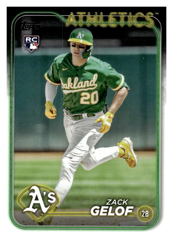 2024 Topps #166 Zack Gelof NM-MT RC Rookie Athletics ID:71159