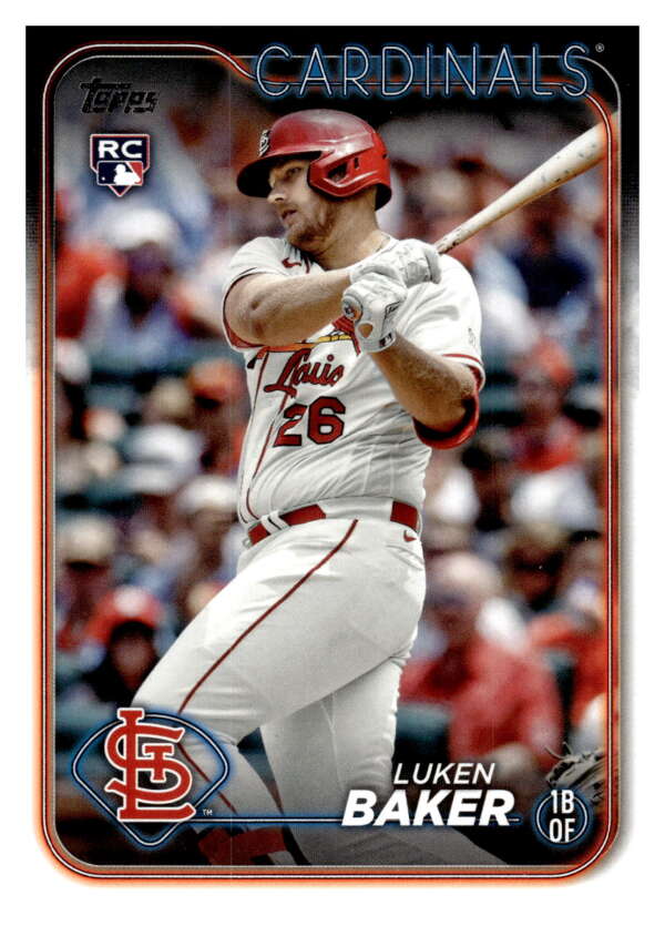 2024 Topps #207 Luken Baker NM-MT RC Rookie Cardinals ID:68326