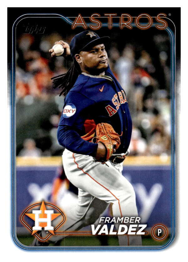 2024 Topps #220 Framber Valdez NM-MT Astros ID:71178