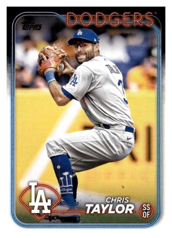 2024 Topps #246 Chris Taylor NM-MT Dodgers ID:71186