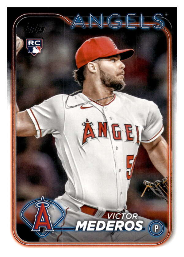 2024 Topps #270 Victor Mederos NM-MT RC Rookie Angels ID:71193