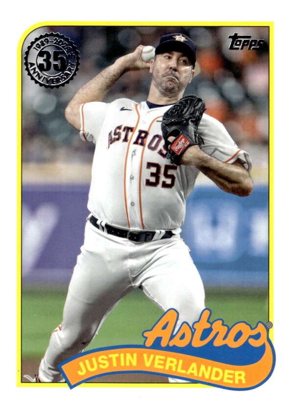 2024 Topps 1989 Baseball #89B-26 Justin Verlander NM-MT Astros ID:71077