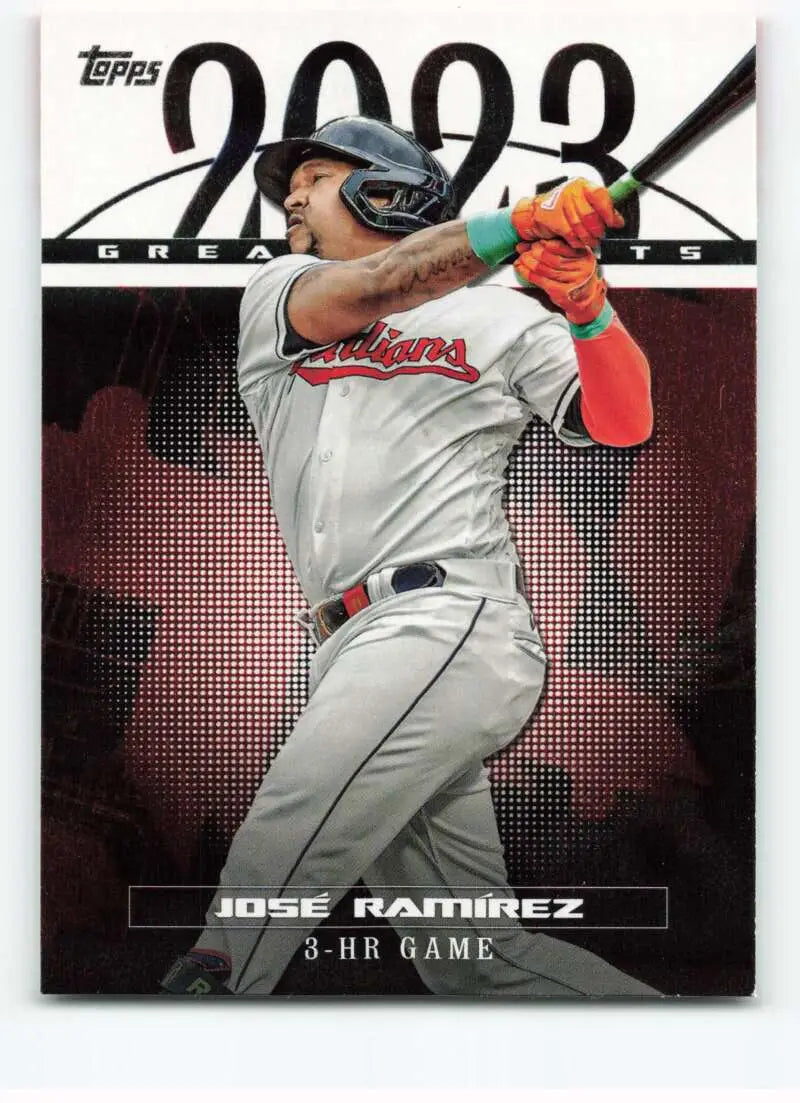 2024 Topps 2023 Greatest Hits #23GH-4 Jose Ramirez NM-MT Guardians ID:68689