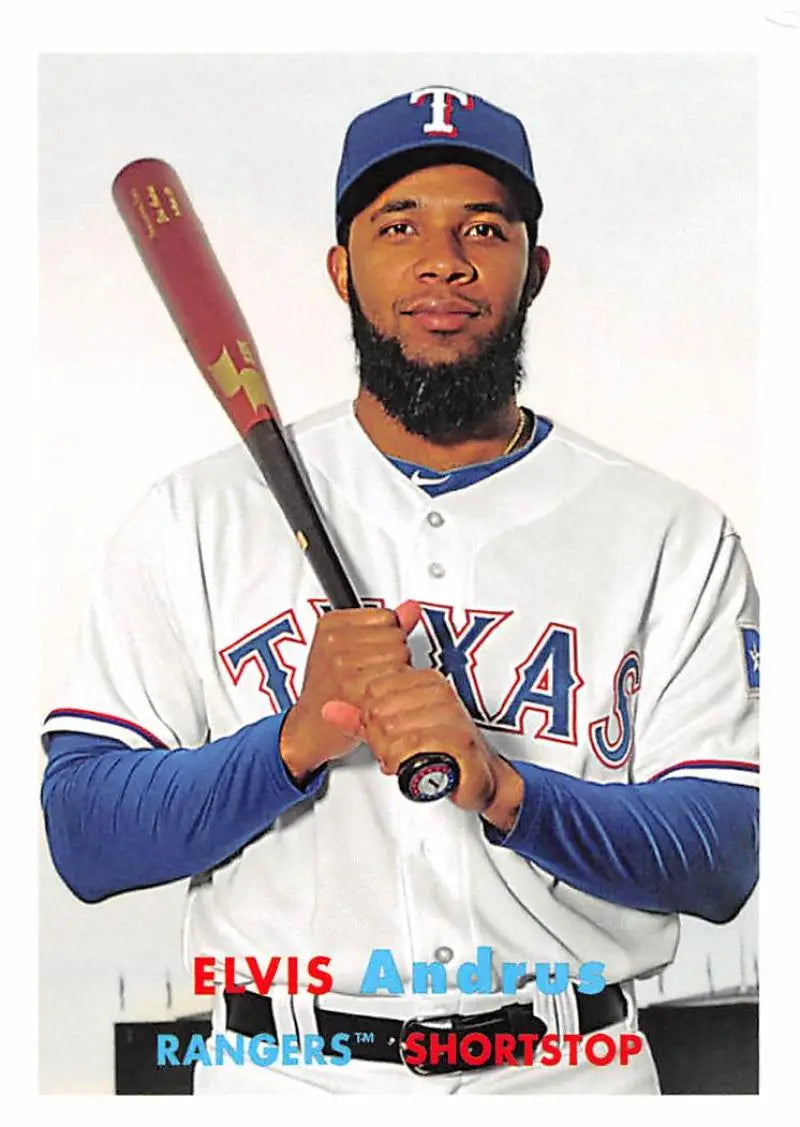 2015 Topps Archives #28 Elvis Andrus NM-MT Rangers (1957 Topps)