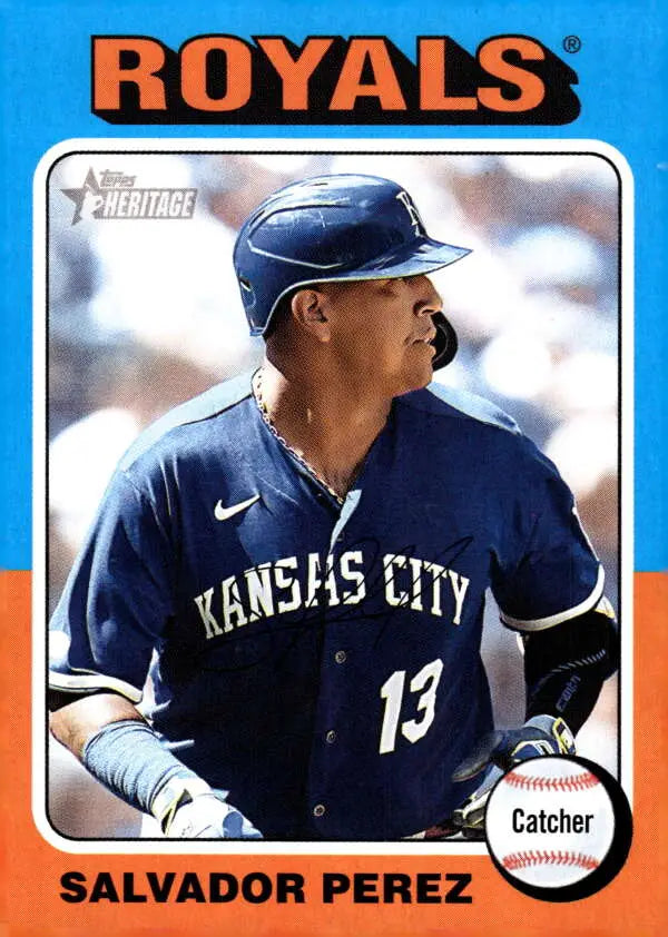 2024 Topps Heritage #185 Salvador Perez NM-MT Royals ID:70378