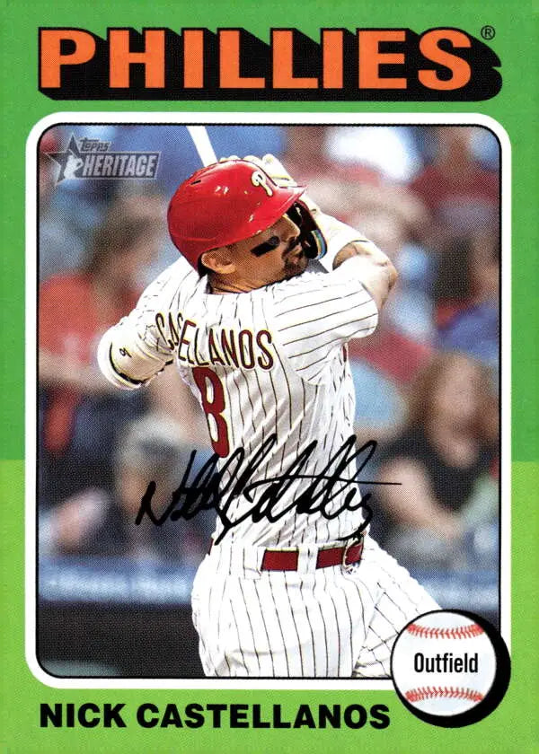 2024 Topps Heritage #270 Nick Castellanos NM-MT Phillies ID:70185
