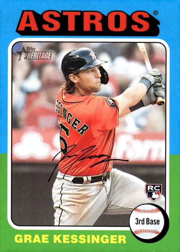 2024 Topps Heritage #291 Grae Kessinger NM-MT RC Rookie Astros ID:70188