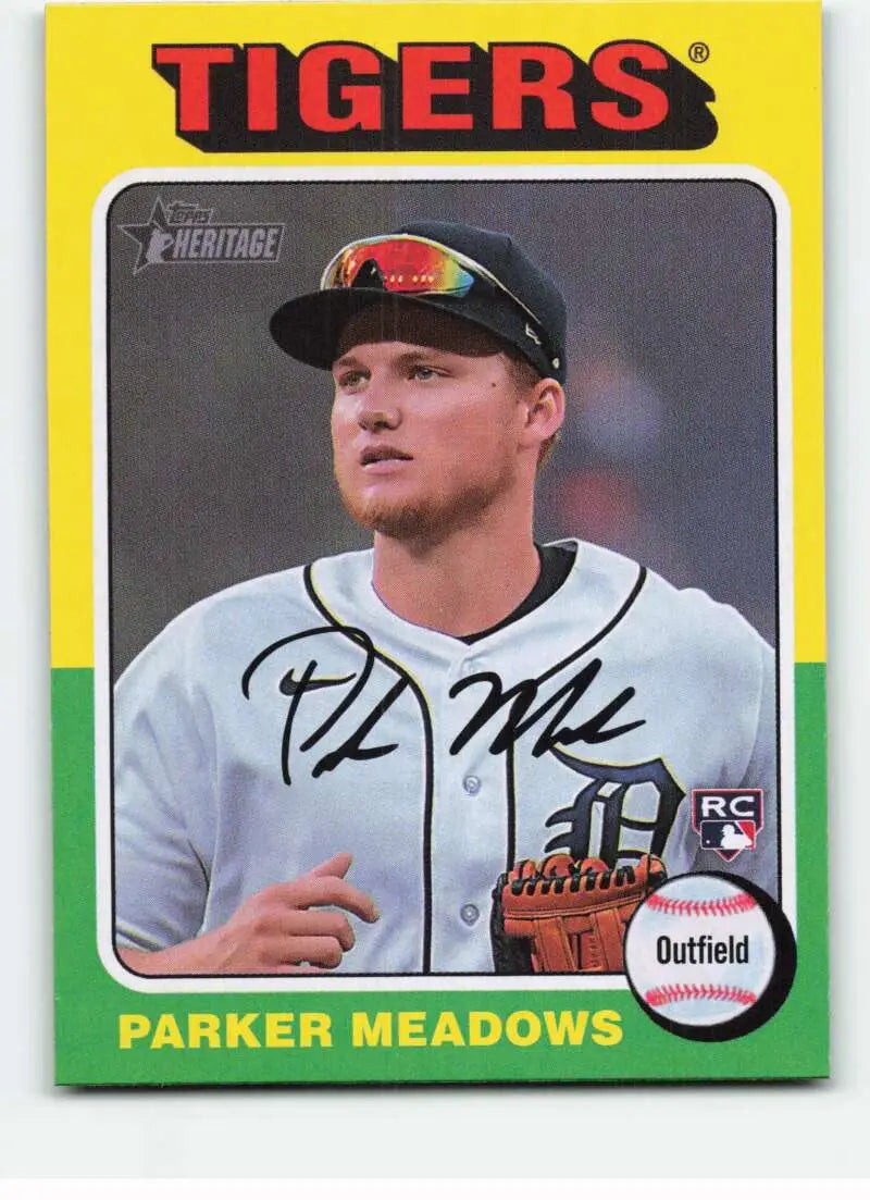 2024 Topps Heritage #370 Parker Meadows NM-MT RC Rookie Tigers ID:70441