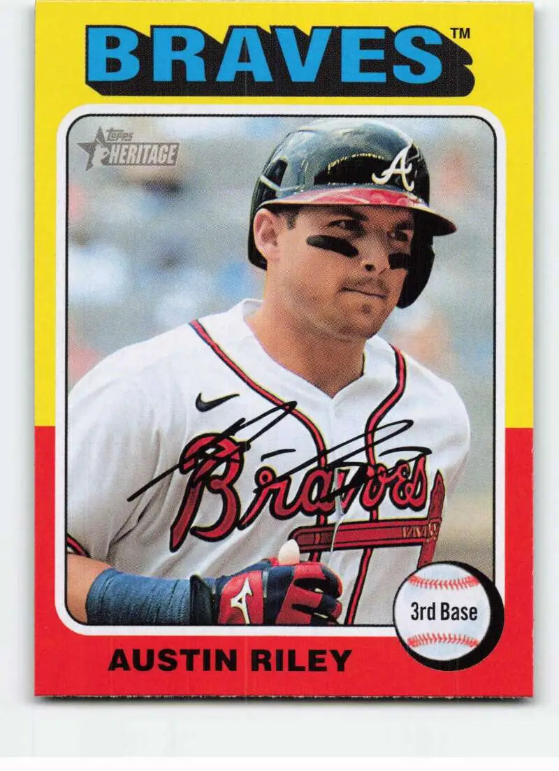 2024 Topps Heritage #431 Austin Riley NM-MT Braves ID:70452